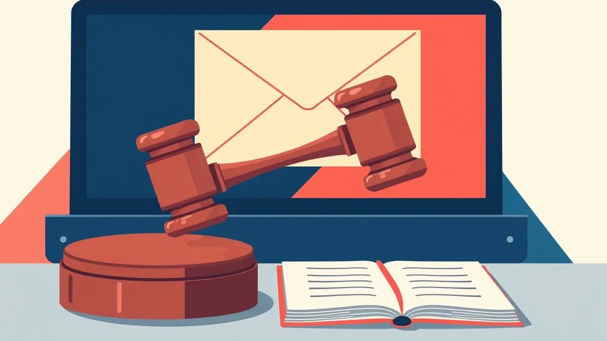 Illustration: A heavy wooden gavel rests on a polished sound block, marking the final decision.
