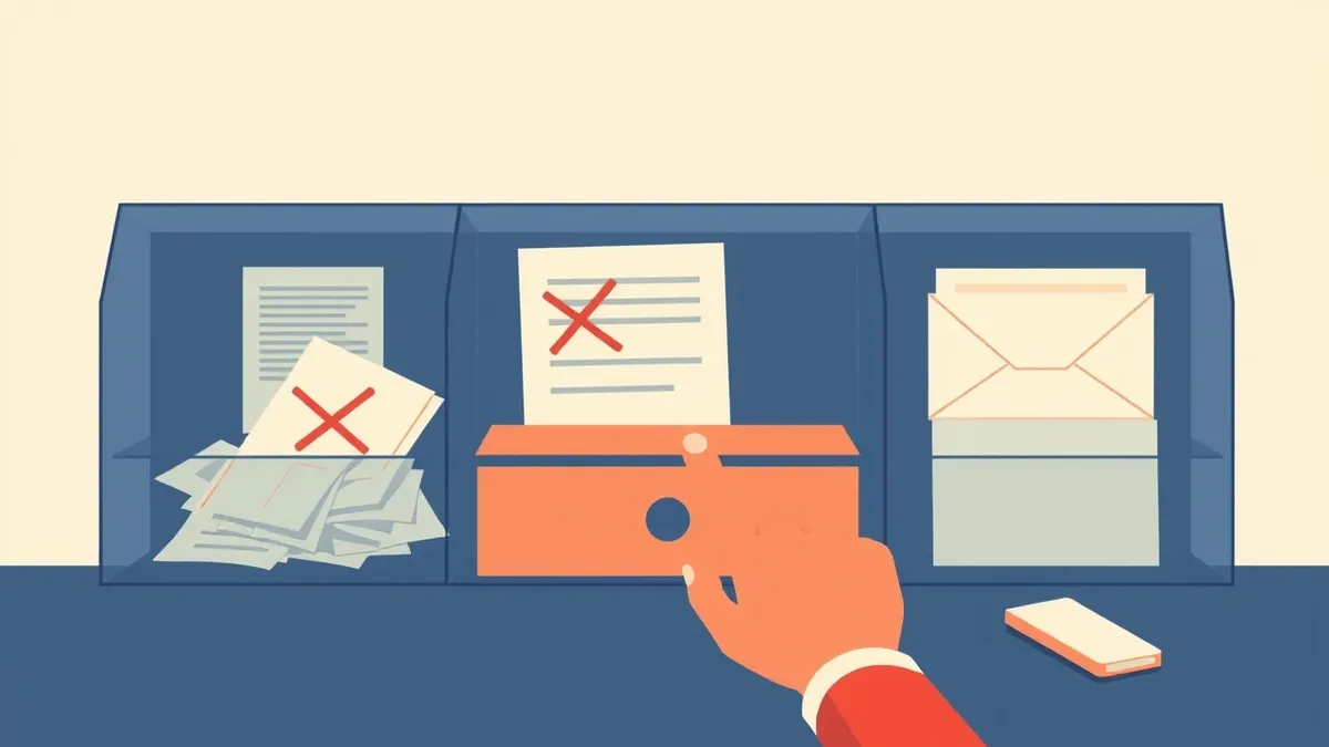 Illustration: Three transparent glass boxes sit on a desk.